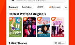 Screenshot Wattpad
