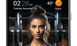 Screenshot Transparent clock and weather Pro
