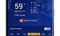 Screenshot Transparent clock and weather Pro