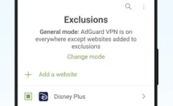 Screenshot AdGuard VPN