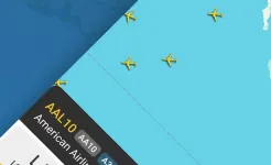 Screenshot Flightradar24 Flight Tracker