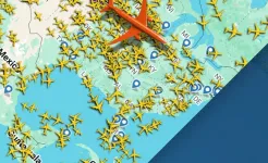 Screenshot Flightradar24 Flight Tracker
