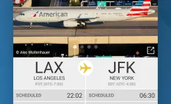 Screenshot Flightradar24 Flight Tracker
