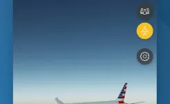 Screenshot Flightradar24 Flight Tracker