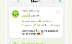 Screenshot Daylio Journal
